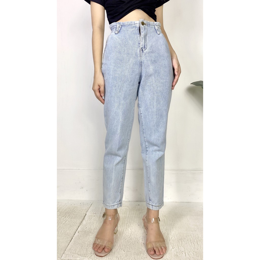 [Mã WASTMAY giảm 15% tối đa 30K đơn 150K] QUẦN BÒ LƯNG CAO CHUN EO SIÊU HÓT | BigBuy360 - bigbuy360.vn