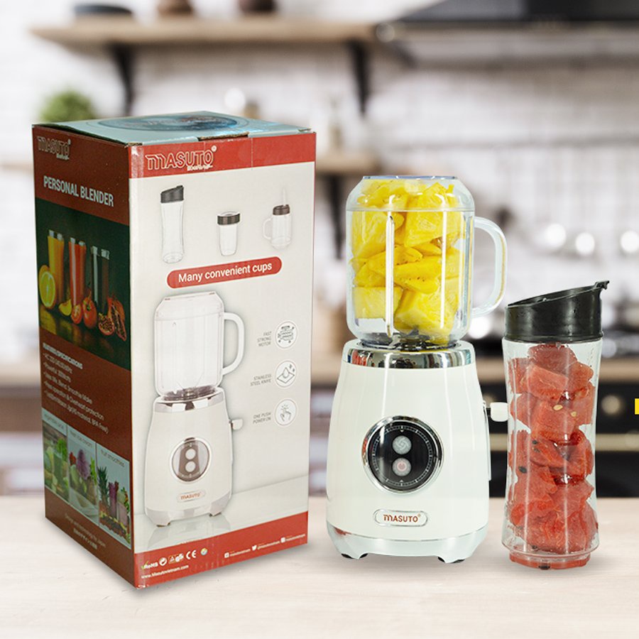 Máy xay sinh tố đa năng Masuto Blender chính hãng 0.6L công suất 300w