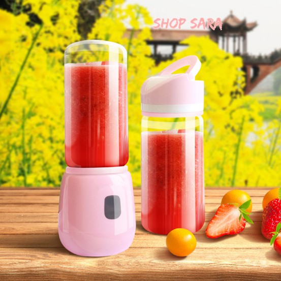 Máy xay sinh tố cầm tay tiện lợi nhiều màu pin trâu - Shopsara