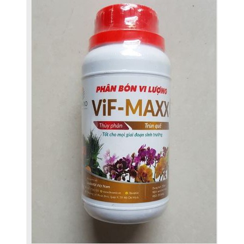 Phân bón lá vi lượng VIF-MAXX trùn quế thủy phân 250ml