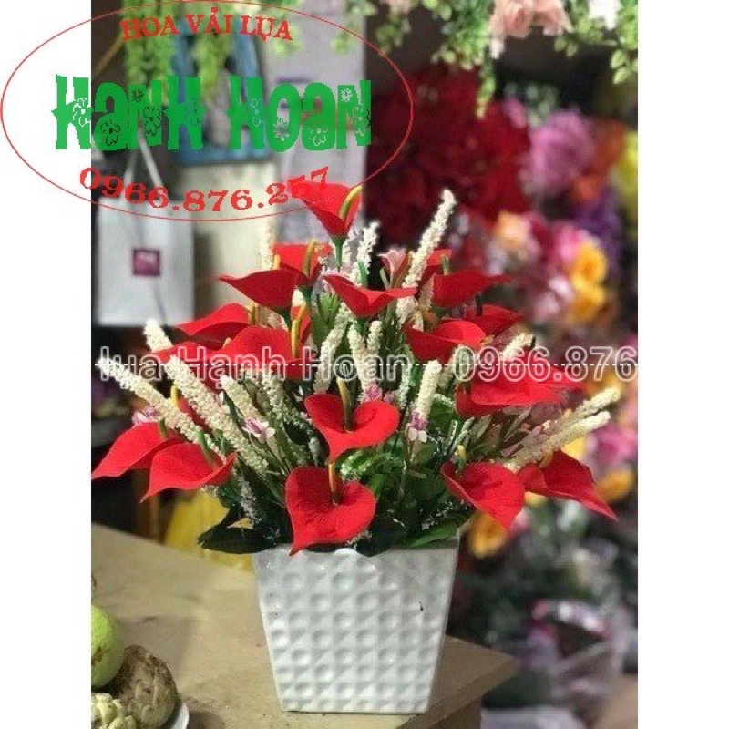 CHÙM HOA RUM NHUNG 14 BÔNG SIÊU XINH- HOA LỤA CAO CẤP