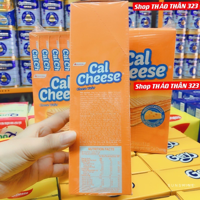 ❤Bánh Xốp Phô mai Cal Cheese 170g (20 thanh X 8,5g) | BigBuy360 - bigbuy360.vn