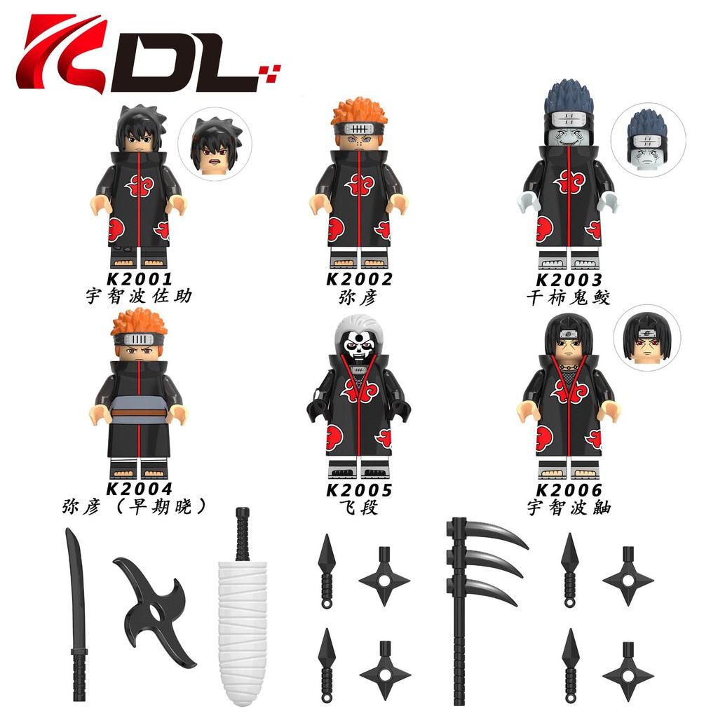 Đồ chơi lego lắp ráp phong cách nhân vật trong phim Naruto