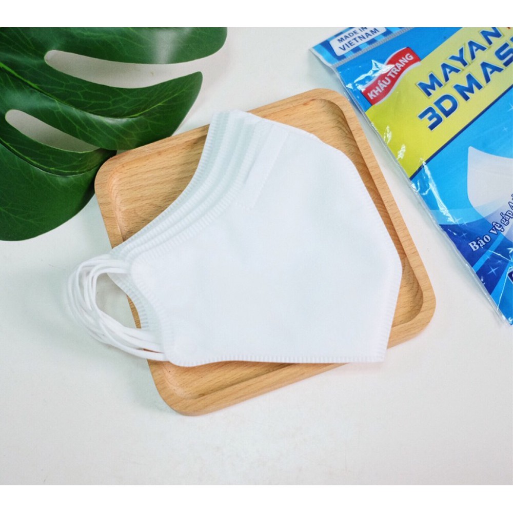 Khẩu Trang Mayan 3D Mask Pm2.5 Medi Freesize Màng Lọc N95 5 Chiếc (Màu Ngẫu Nhiên)
