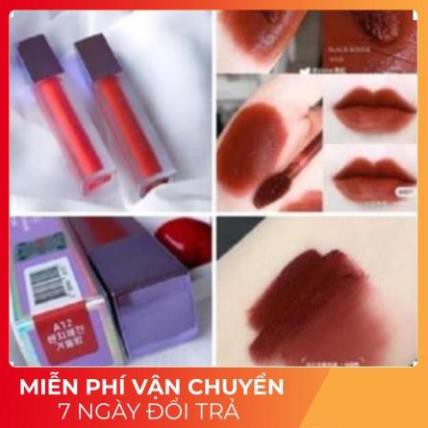 Son Black Rouge A12 ⚡️𝑯𝒂̀𝒏𝒈 𝑯𝒂𝒏𝒅𝒎𝒂𝒅𝒆⚡️ Màu Đỏ Nâu Trầm | Thế Giới Skin Care