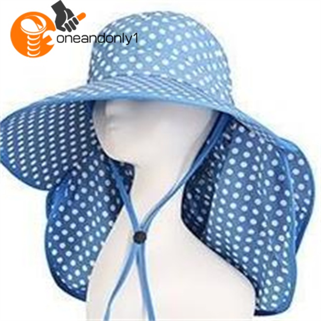 Nón Chống Nắng / Tia uv / Gió Kèm Tấm Che Mặt Tiện Dụng Cho Hoạt Động Ngoài Trời