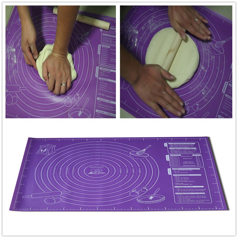 CONOPERY Tấm thảm silicon chống dính cỡ lớn 45x60cm chuyên dụng cho nhà bếp