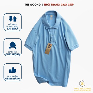 ÁO THUN NAM POLO NHẬT BẢN 100% COTTON - XANH BIỂN