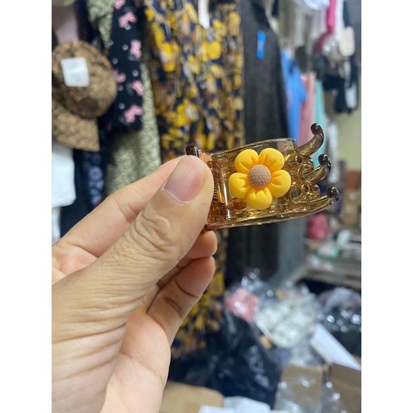 1 chiếc kẹp 5 răng hình thú cute dễ thương