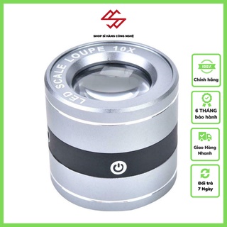Kính Lúp ❤️FREESHIP❤️ Kính Lúp 10X Có Đèn Cao Cấp HH8030 - PIN SẠC