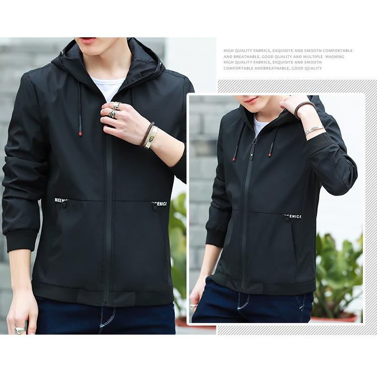 Áo khoát nam trơn nhiều size cao cấp thời trang đẹp cá tính-A1007