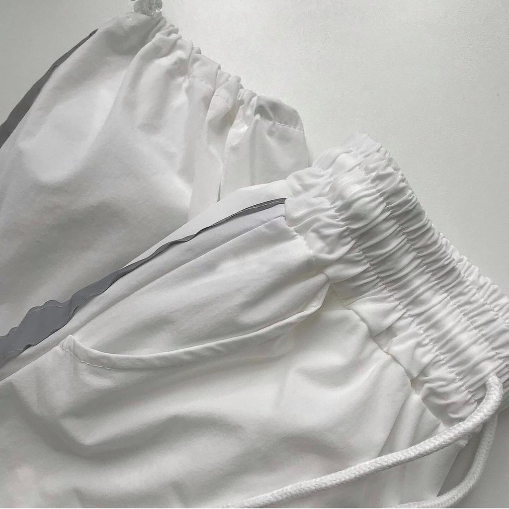 (XẢ SALE) Set bộ áo polo croptop phối cổ kèm quần 1 line, năng động, cá tính_Bee's Store | BigBuy360 - bigbuy360.vn