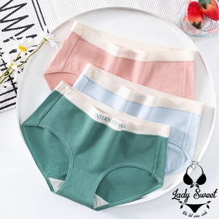 Quần Lót Nữ ❤️Quần Lót Nữ Cotton Cạp Su Chữ Kháng Khuẩn Siêu Sịn 8858