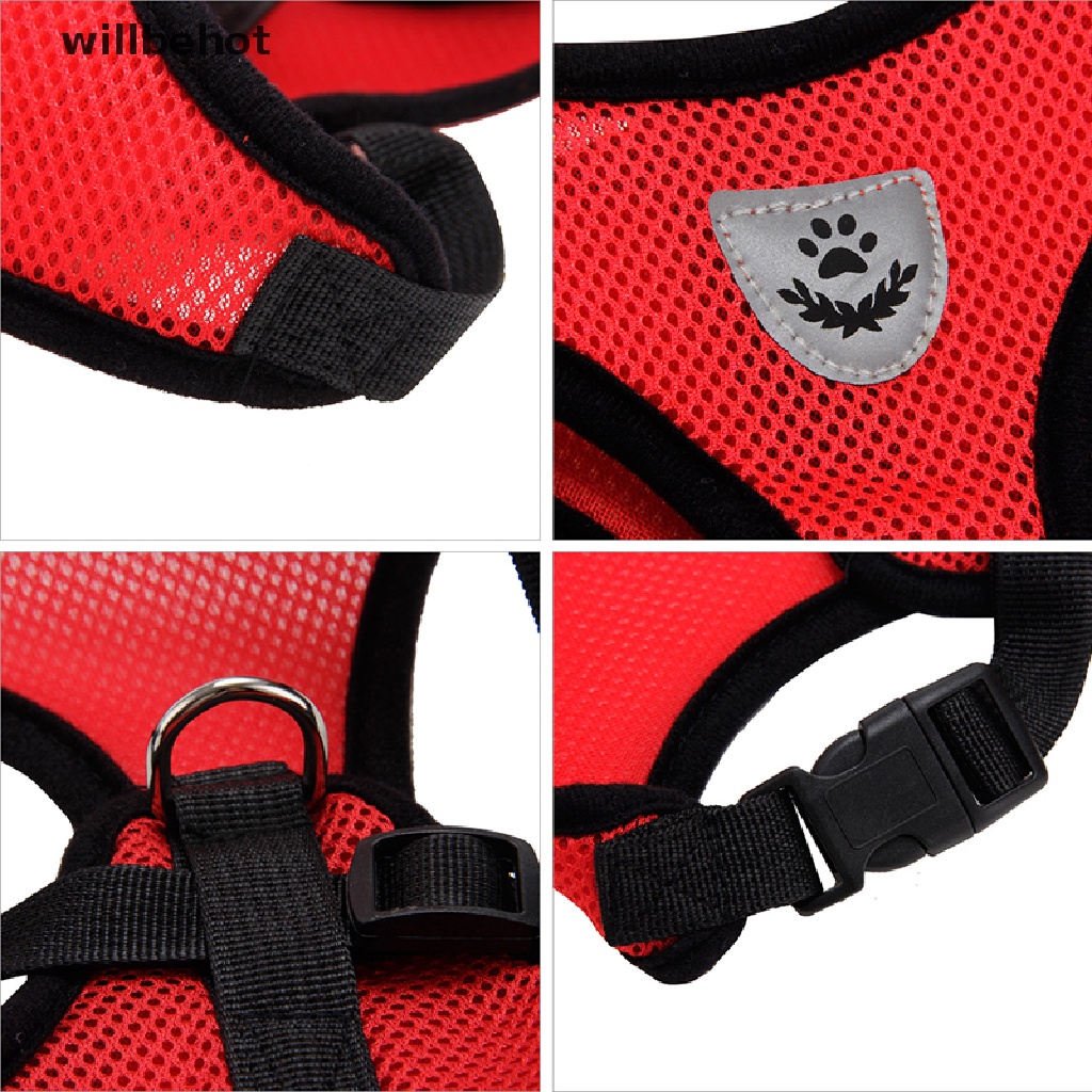 Dây Đai Dắt Thú Cưng Đi Dạo + Áo Lưới Dắt Phản Quang Tùy Chỉnh Chất Lượng Cao