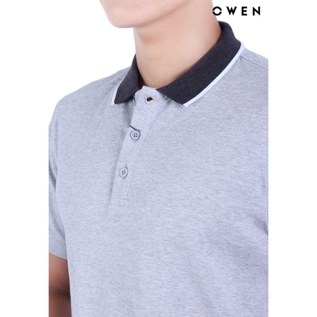 Áo thun ngắn tay có cổ Owen - POLO0250 💯 .