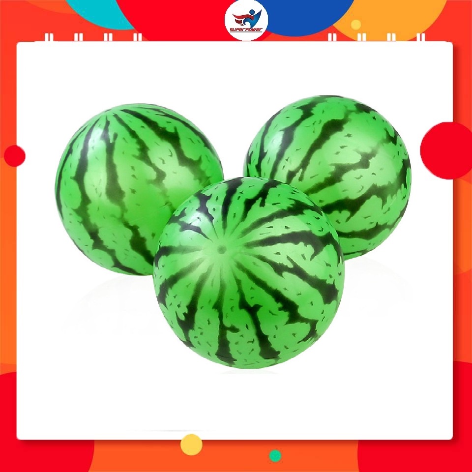 Bóng cao su hình quả dưa hấu 23cm