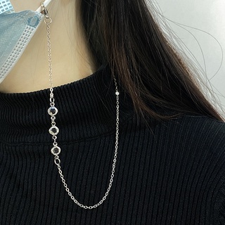  Chuỗi đeo gọng kính dây đeo khẩu trang mix hạt pha lê lấp lánh đơn giản nổi bật tiện dụng thông minh 