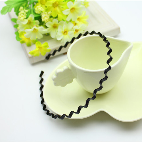 Cài Tóc Gợn Sóng Màu Đen Thời Trang Unisex