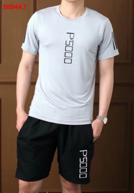 Quần Áo Thun Ngắn Tay Nam Nữ ⚡️ Giá Sập Sàn ⚡️ Sét Mặc Nhà Thể Thao Tập Gym Phong Cách đơn giản vải mát nhẹ in cữ p,5000