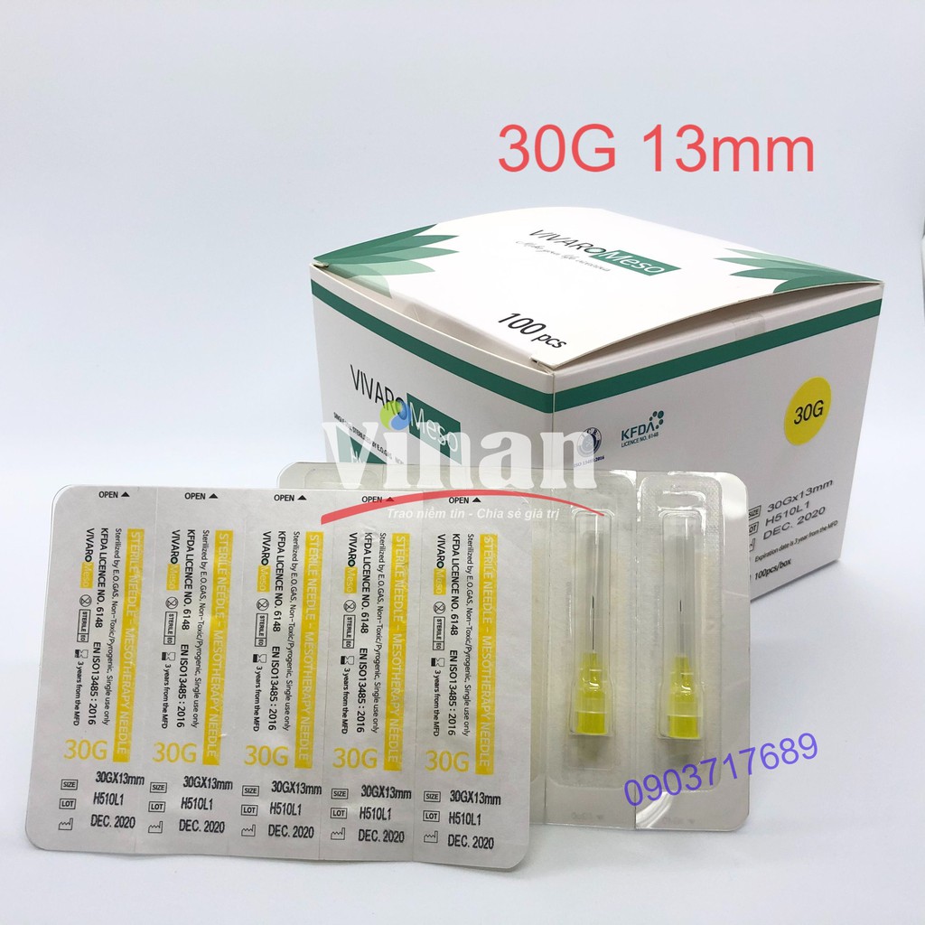 Kim meso 30G 4mm | 30G 13mm Vivaro Meso -  Kim 30G 4mm | Kim 30G 13mm | Kim Meso 30G | Kim Tiêm Nano
