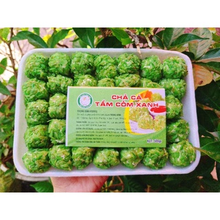 Chả cá tẩm cốm xanh