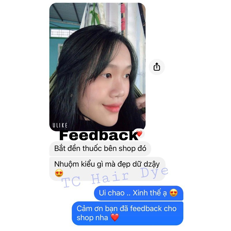 Thuốc nhuộm tóc xanh dương đen khói tại nhà tặng kèm oxy trợ nhuộm và găng tay | BigBuy360 - bigbuy360.vn