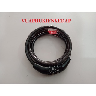 Khóa dây xe đạp 4 số