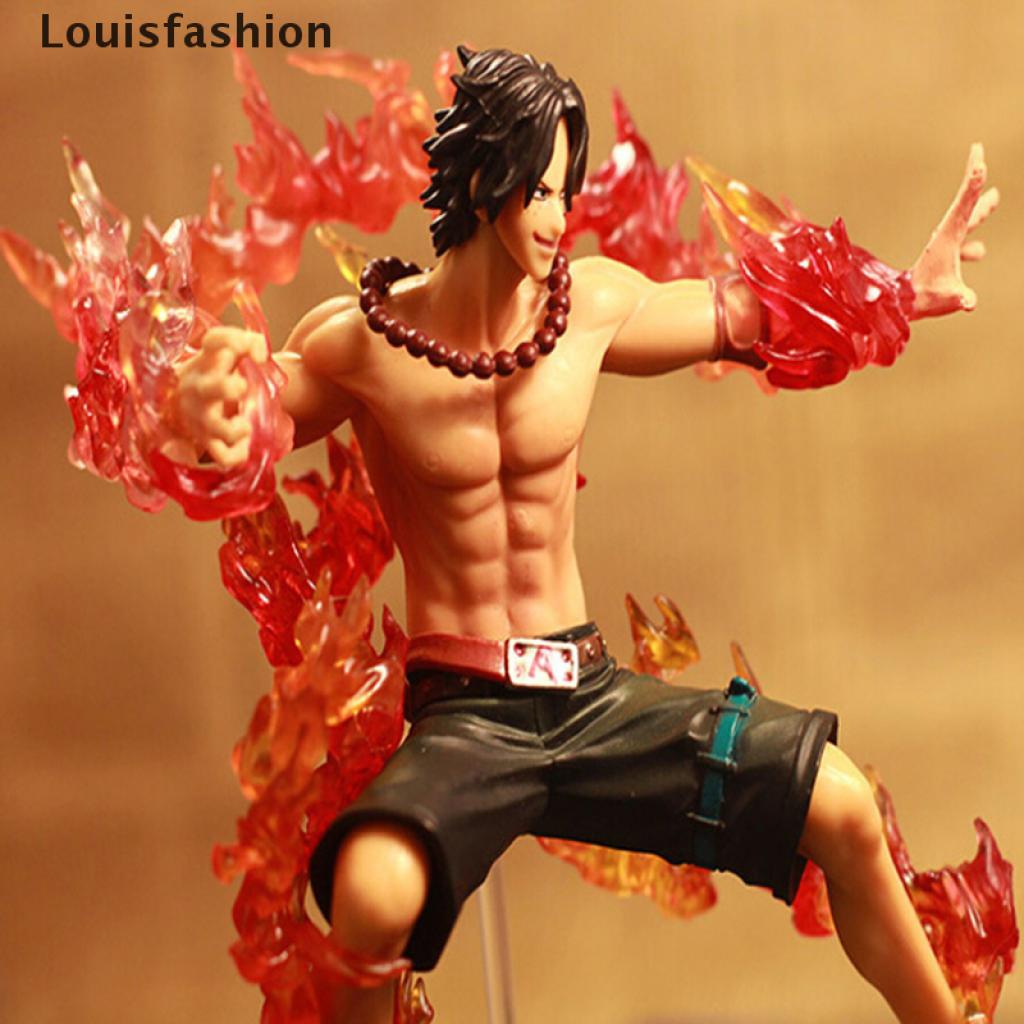 [Louisfashion] One Piece Action Figure Doll Anime PVC Model Toy Luffy Zoro Sauron Sanji Ace New Stock