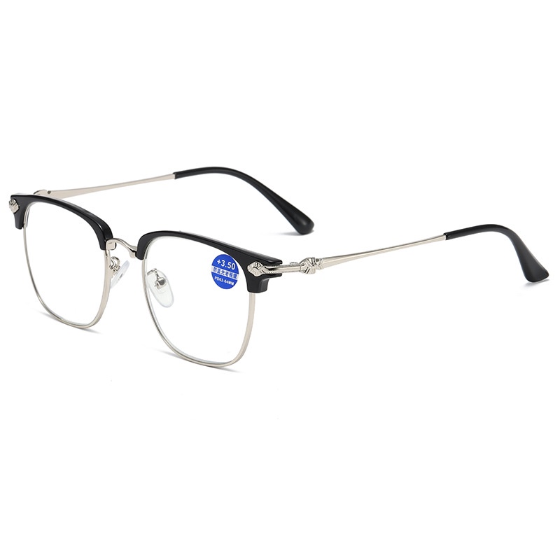 [+0 °~+400 °Mắt Kính Đọc Sách Chống Mệt Mỏi Màu Xanh Dương Nhạt Thời Trang Cao Cấp Thoải Mái Cho Nam Và Nữ