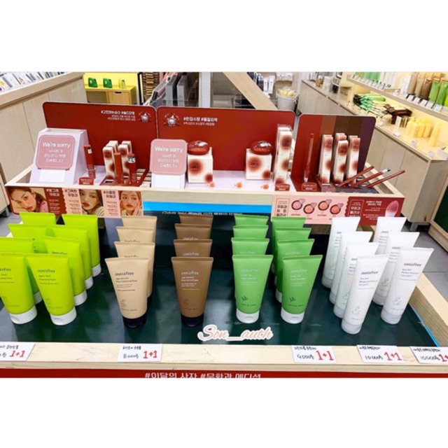 Sữa rửa mặt Innisfree (các dòng)