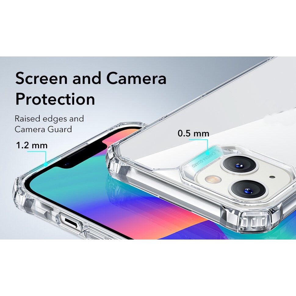 Ốp Lưng ESR Air Armor Clear chống sốc chuẩn quân đội iPhone 14 /14 Plus/ 14 Pro /14 Pro Max