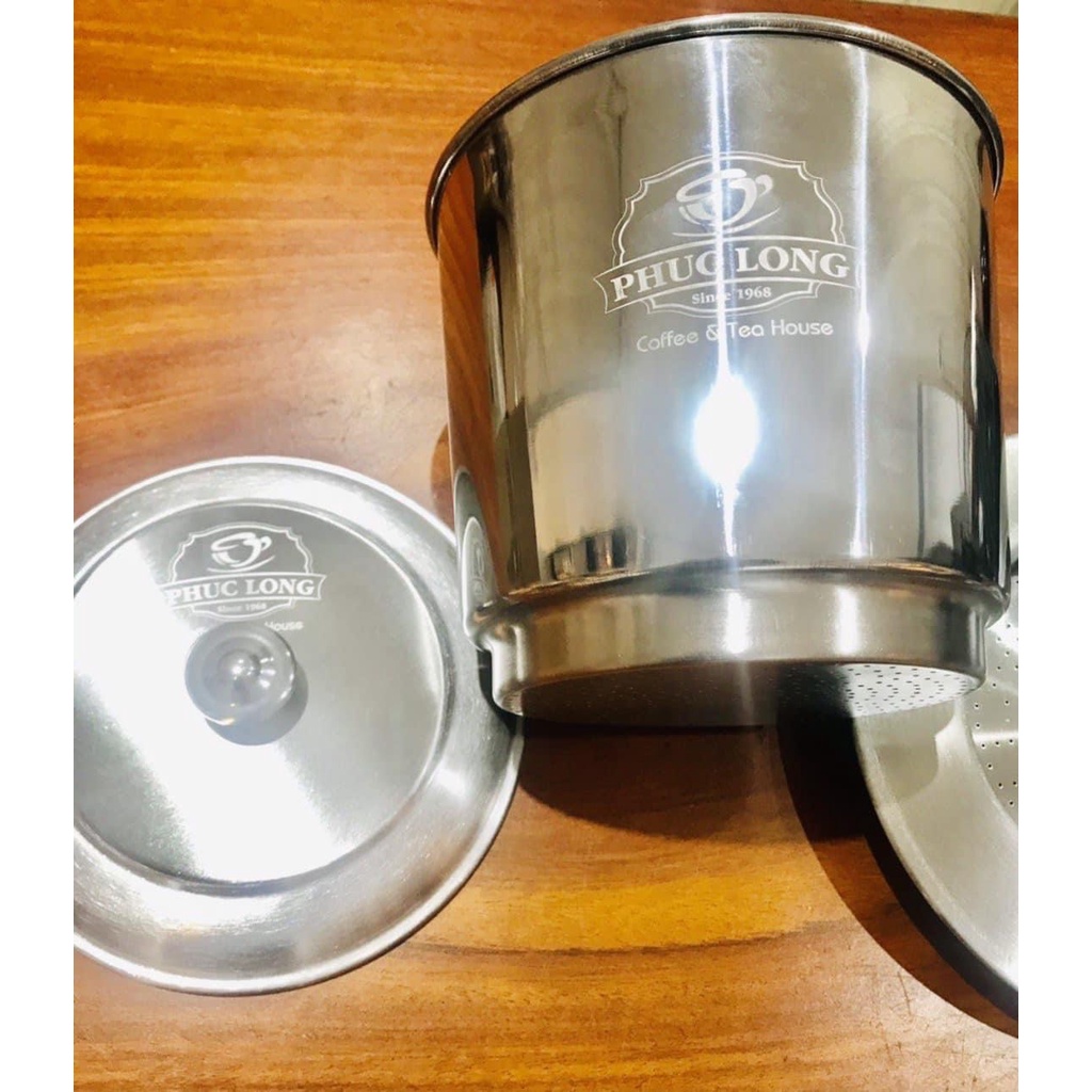 Phin inox đại loại 500g cà phê không logo, phin inox an toàn cho sức khoẻ, phin lớn pha được 15 đến 20 ly cà phê