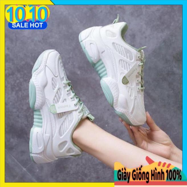 ff [HÀNG CAO CẤP] Giày Sneaker Nữ XB Thêu Hoa Cúc Đế Triple S Phong Cách Hàn Quốc Az11 HOT ' !