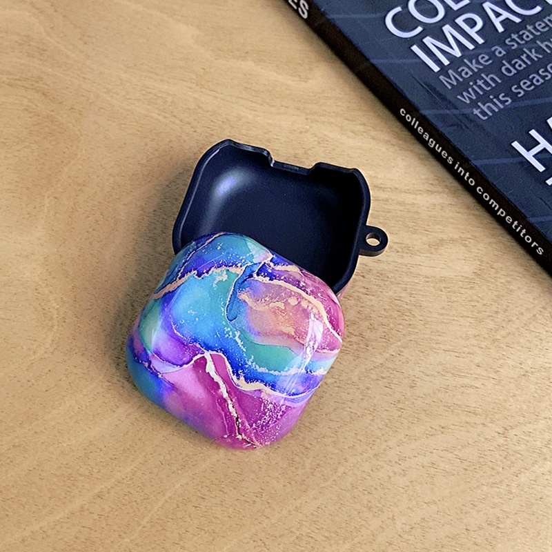 Vỏ Bảo Vệ Hộp Sạc Tai Nghe Samsung Galaxy Buds 2 / Buds Live / Buds FE / Buds 2 Pro / Buds Pro Hình Vân Đá Cẩm Thạch Nhiều Màu Sắc Cho Buds2 Pro