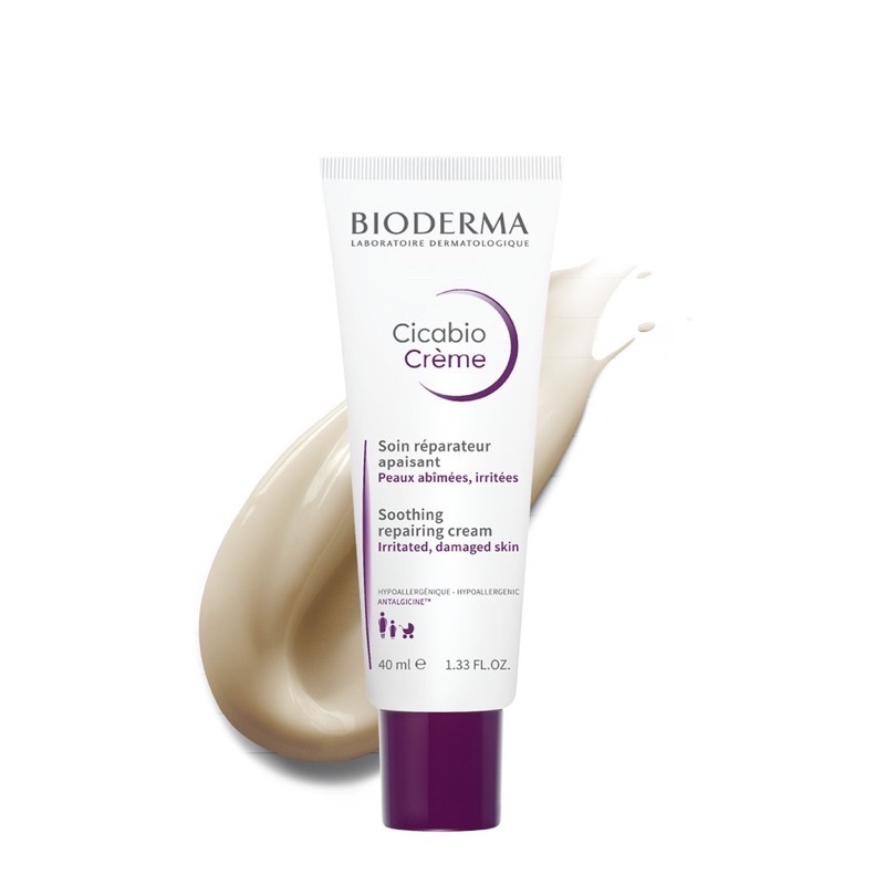 Bioderma Kem Phục Hồi Và Làm Dịu Da Bị Kích Ứng Hư Tổn Bioderma Cicabio Creme 40ml