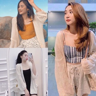 Áo khoác cadigan lưới siêu xinh