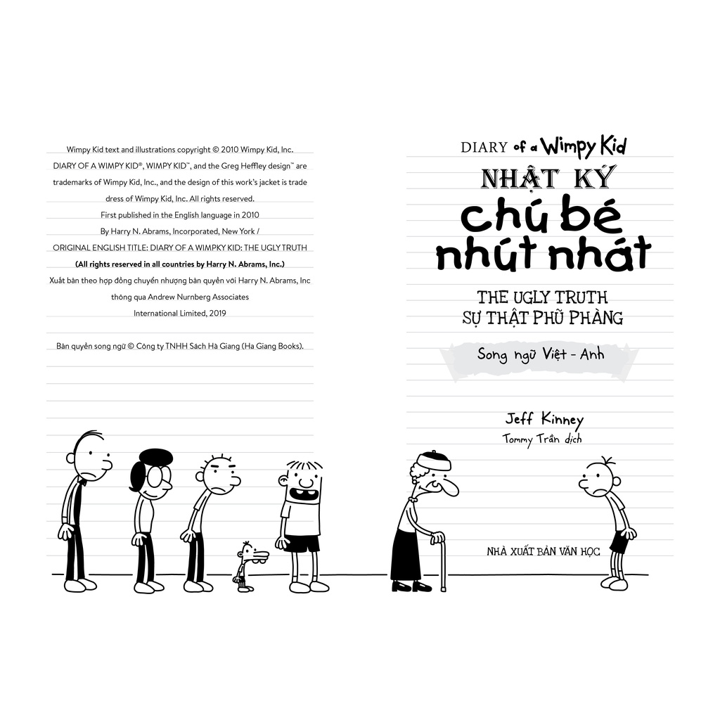 Sách - Nhật Ký Chú Bé Nhút Nhát tập 5: Sự thật phũ phàng - Phiên bản song ngữ Việt-Anh