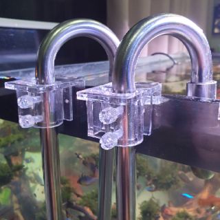 Kẹp in out mica trong suốt thẩm mỹ, tạo sự sang trọng cho bể cá