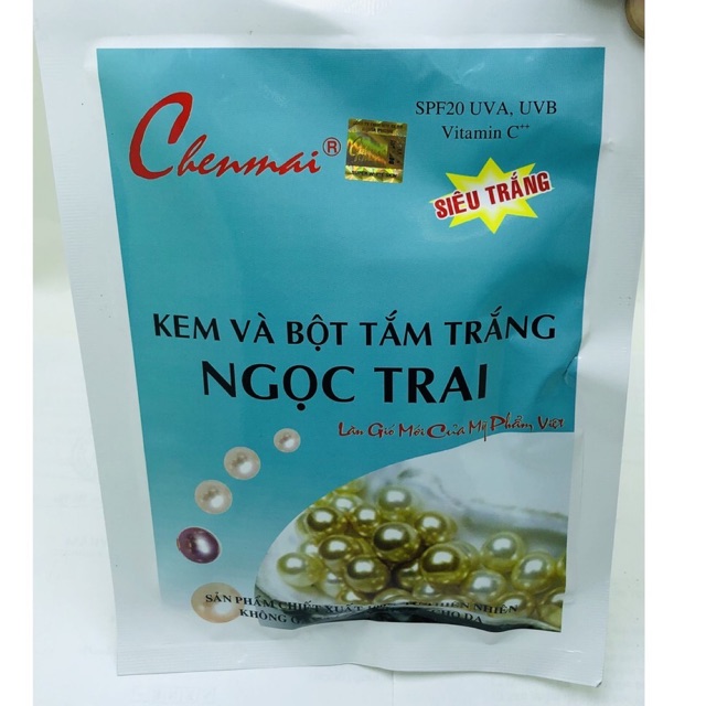 Tắm trắng Chenmai ngọc trai Thái siêu trắng date new