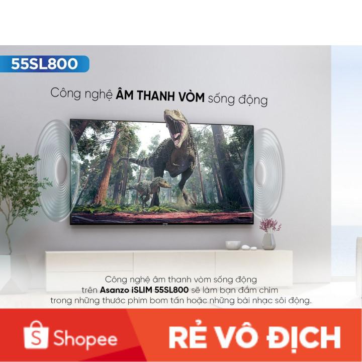 SMART TV ISLIM 4K 55 INCH ASANZO 55SL800