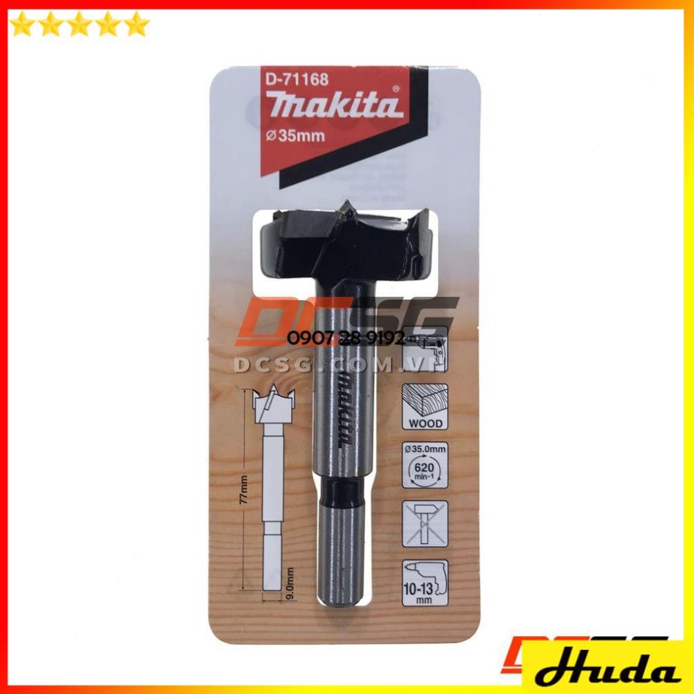 Mũi khoét gỗ chuôi tròn 15-35x77mm Makita | DCSG