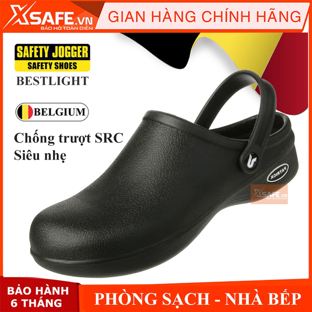 Giày chống trượt Oxypas Bestlight siêu nhẹ tiêu chuẩn EN chuyên dụng cho giày bảo hộ phòng sạch (đen)