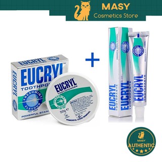 Combo Kem và Bột Làm Trắng Răng Eucryl