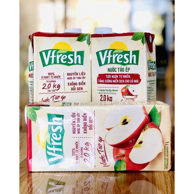 Nước ép táo Vfresh 1lit Vinamilk