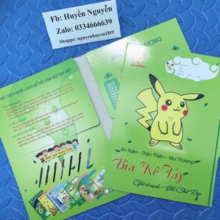 Bìa kê tay kẹp sách cho hs viết k bị bẩn, lem mực ra sách