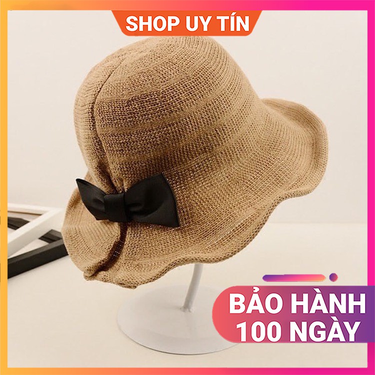Mũ Đi Biển - Nón Cói Rộng Vành Vintage Cao Cấp Nữ Đẹp