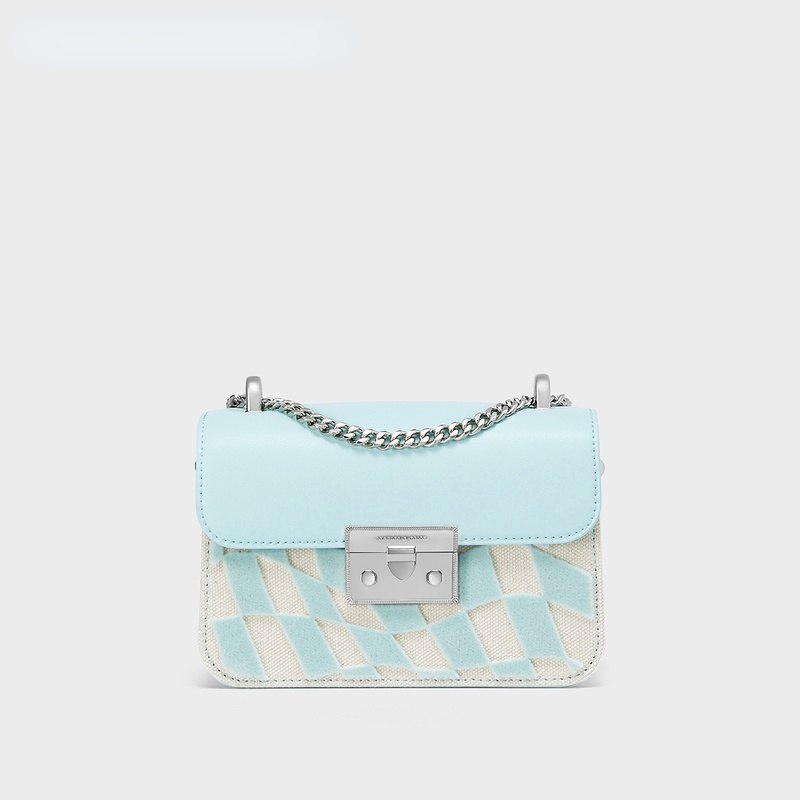 Charles and KEITH CK2-80701218Set 6 Túi Đeo Vai Hình Vuông Nhỏ Ghép Mảnh Ghép Hình Thoi Dành Cho Bạn Nữ