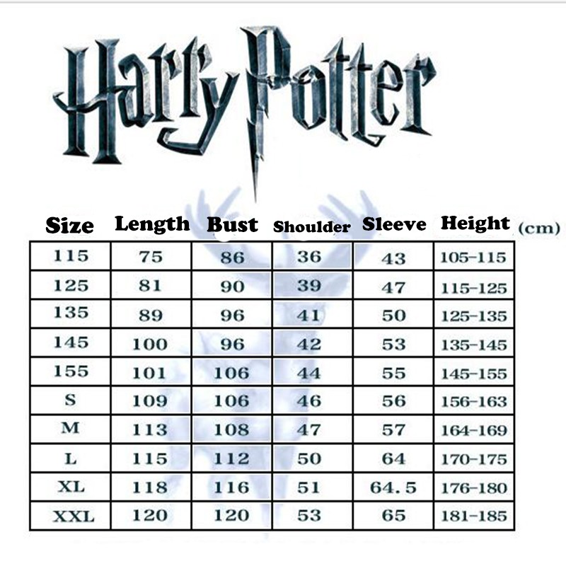 Bộ 5 Trang Phục Hóa Trang Harry Potter Cho Bé