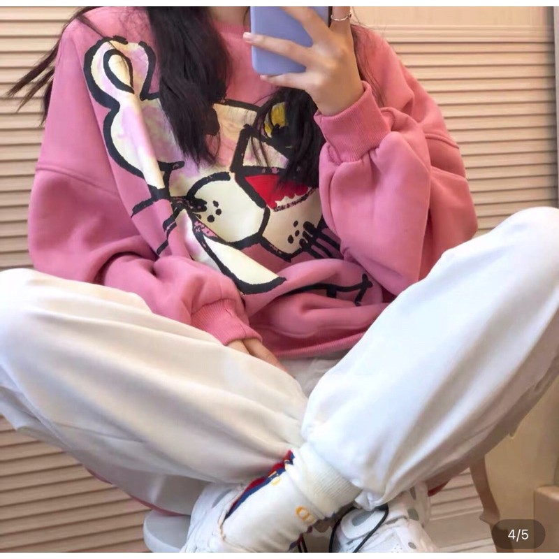 [Mã FASHION15K hoàn 15K xu đơn 99K] Bộ nỉ bông PinkPanther | BigBuy360 - bigbuy360.vn