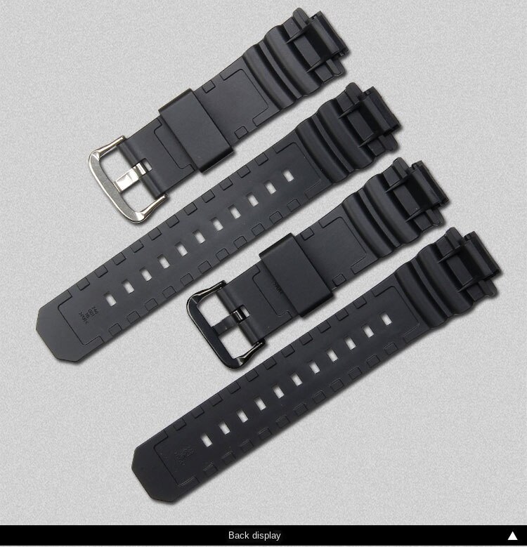 Dây Đeo Silicone Khóa Inox Cho Đồng Hồ Casio G-Shock AW-591 590/5230/282B AWG-M100/101 G-7700 / 7710